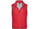 JN Men's Down Vest JN1138 red/silver, Größe 3XL
