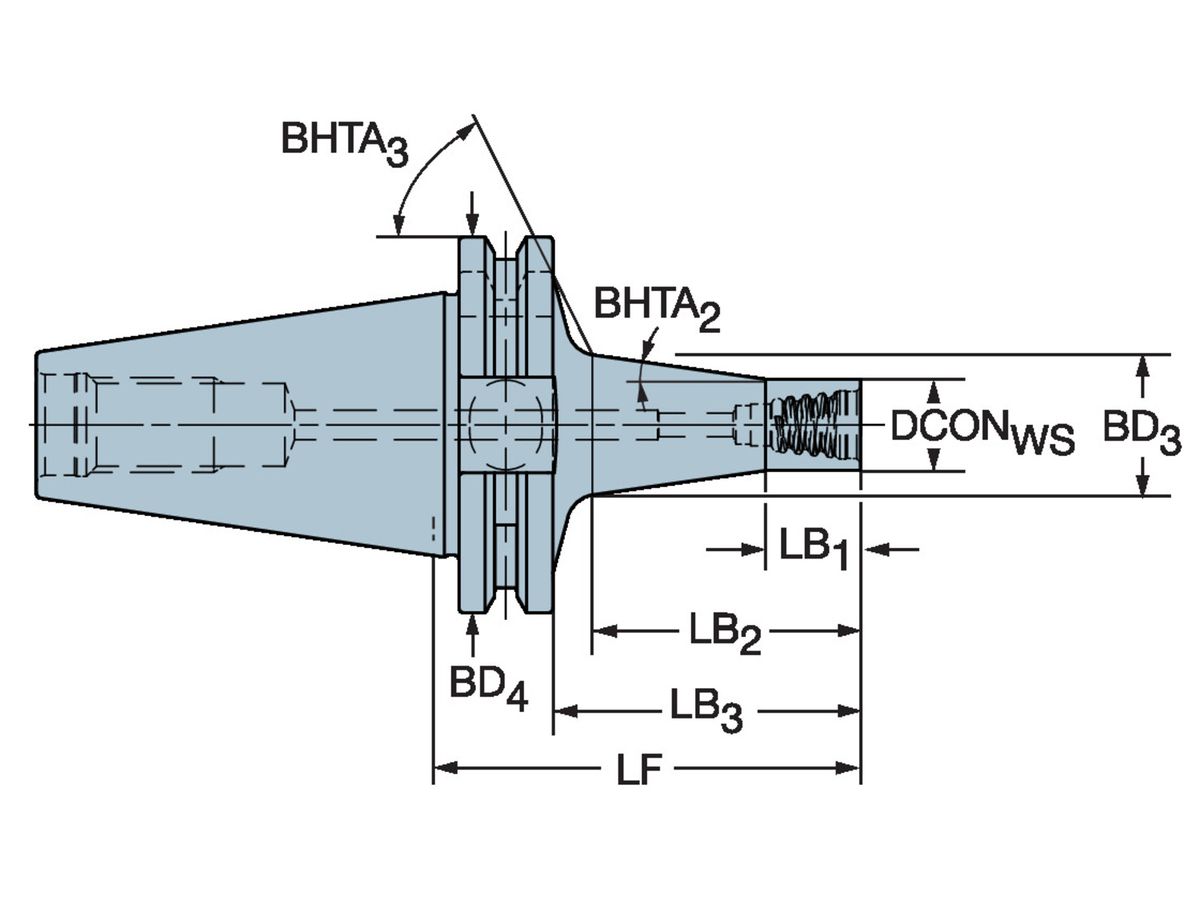COROMANT Adapter ISO 7388-1 - Coromant EH 392.140EH-4012060