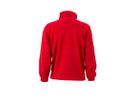 JN Half-Zip Fleece JN043 100%PES, red, Größe 2XL