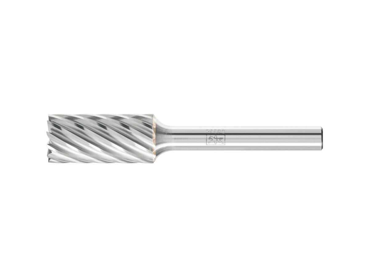 PFERD Frässtift HM zylindrisch mit Stirnverzahnung 1225, INOX 8mm, 12x25mm