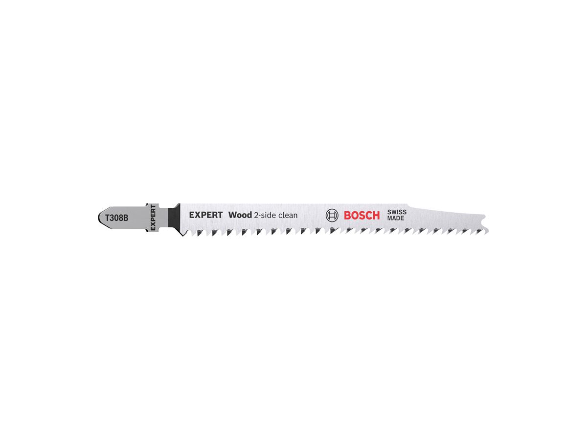 BOSCH Stichsägeblatt-Satz T  308 B Wood 2-side clean, VE 2