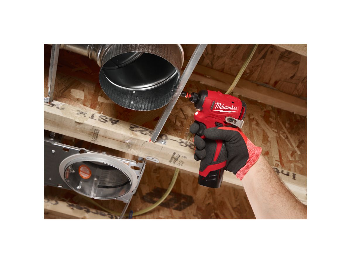 MILWAUKEE Akku-Schlagschrauber 1/4" Hex M12BLIDRC-0, solo, im Karton