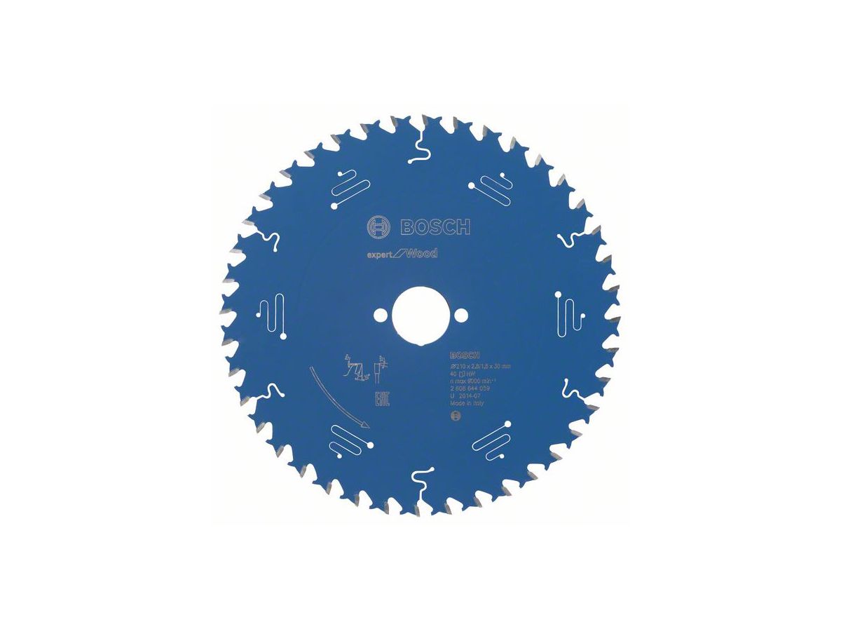 BOSCH Kreissägeblatt Standard for Steel 210x30x2,8/1,8 mm, 40 Z