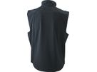 JN Mens  Softshell Vest JN1022 90%PES/10%EL, black, Größe 2XL