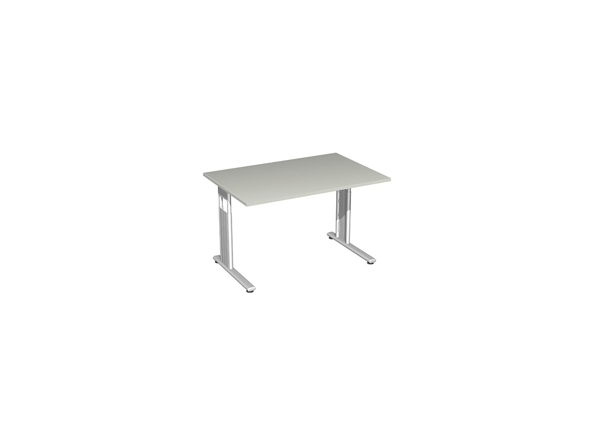 Geramöbel Schreibtisch Lissabon S-617102-LG/SI 120x80cm l.grau/si