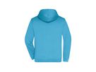 JN Promo Zip Hoody Men JN756 80%BW/20%PES turquoise Gr. 5XL