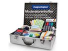 Magnetoplan Moderationskoffer 11115 47x16,5x34cm silber +Zubehör