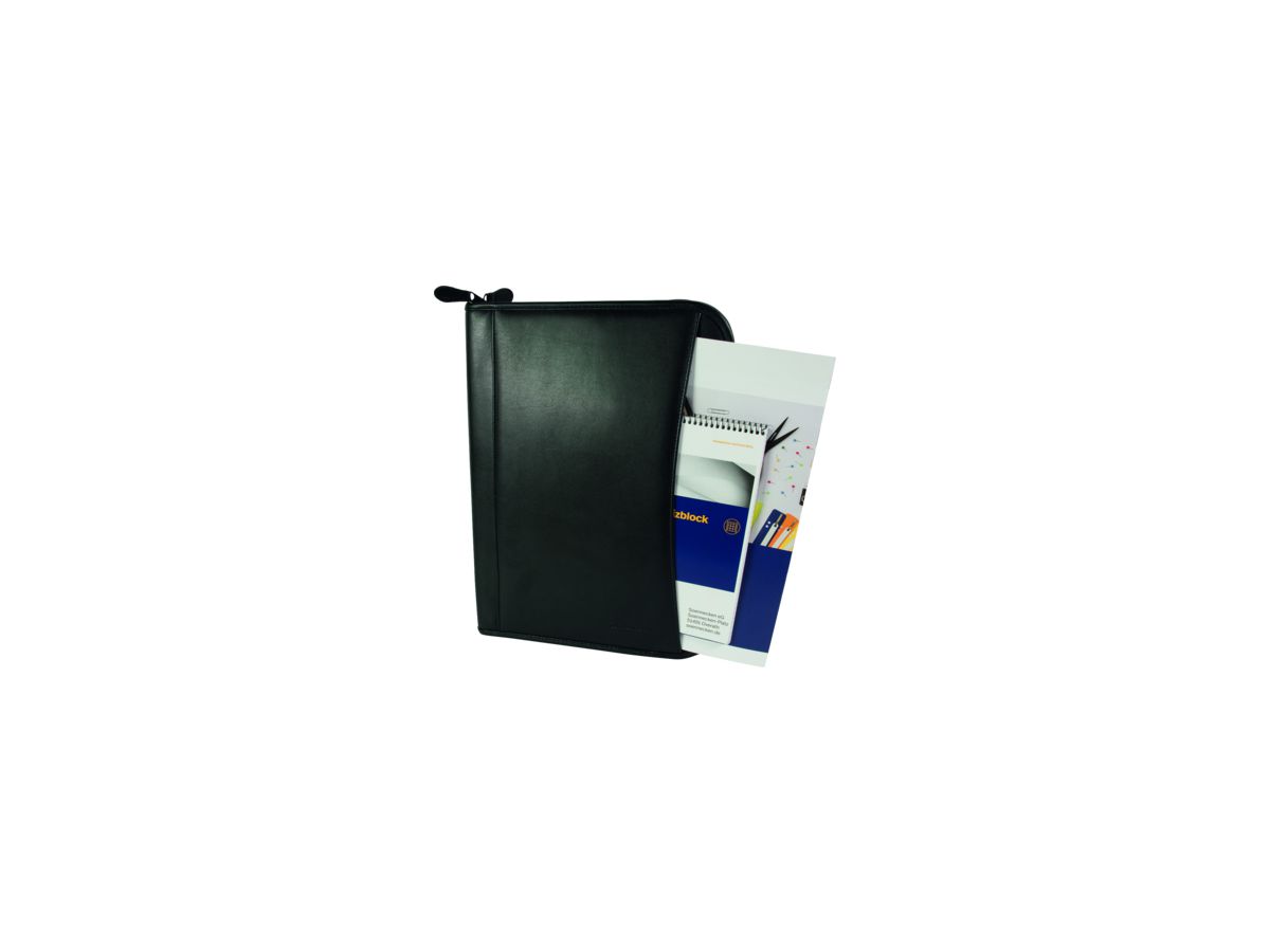 Soennecken Schreibmappe Dortmund 5165 Leder schwarz