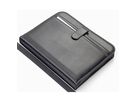 Alassio Schreibmappe RICCIONE 30040 28,5x35,7x4,5cm Lederimitat schwarz