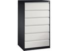 C+P Karteischrank Acurado 12936323S10014 A5 6Schübe sgr/lgr