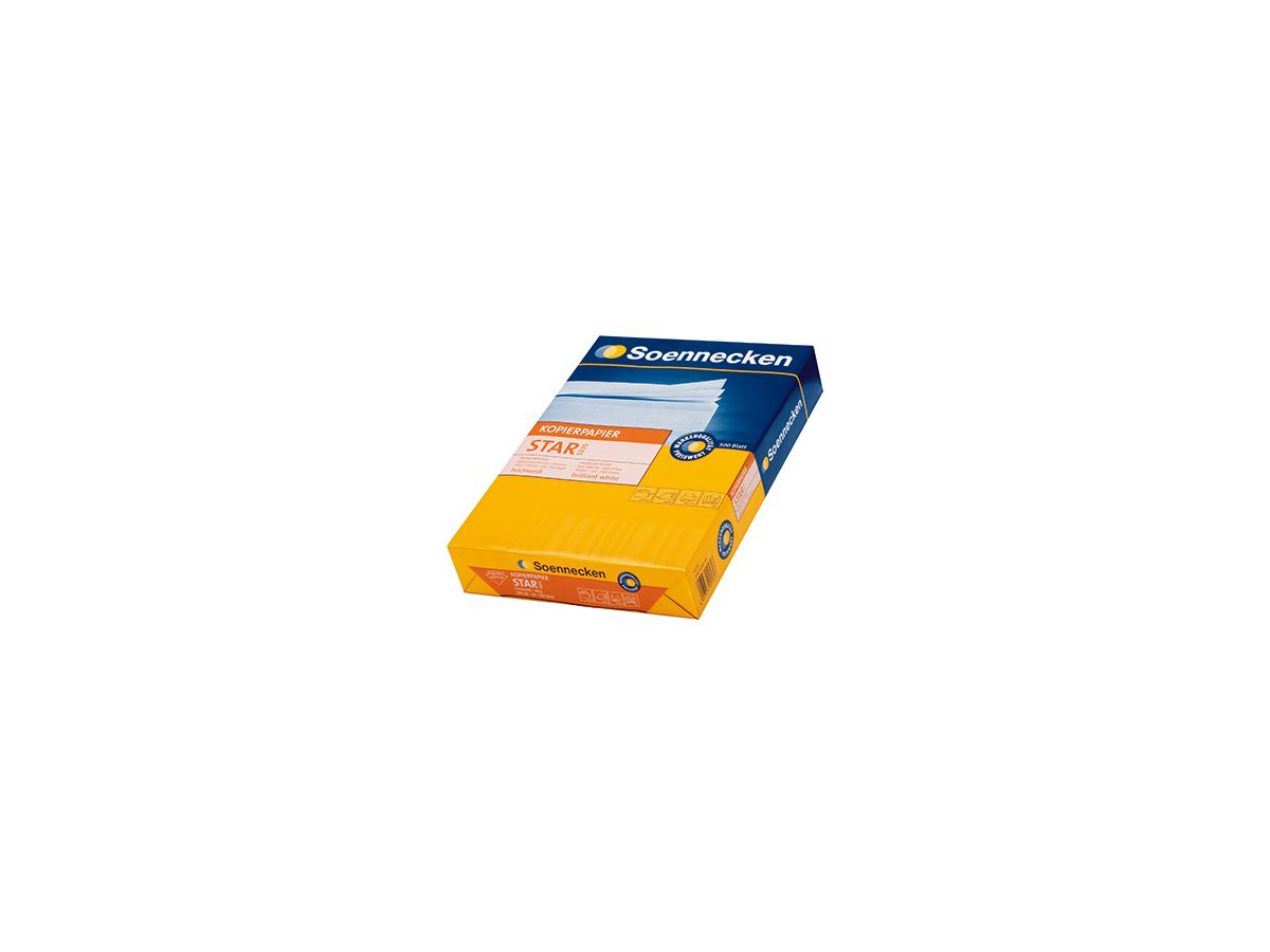 Soennecken Kopierpapier Star 5235 DIN A4 80g weiß 500 Bl./Pack.