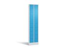 C+P Kleinfachschrank, Sockel 1950x460x200mm, 7035/5012, 2x10 Fächer