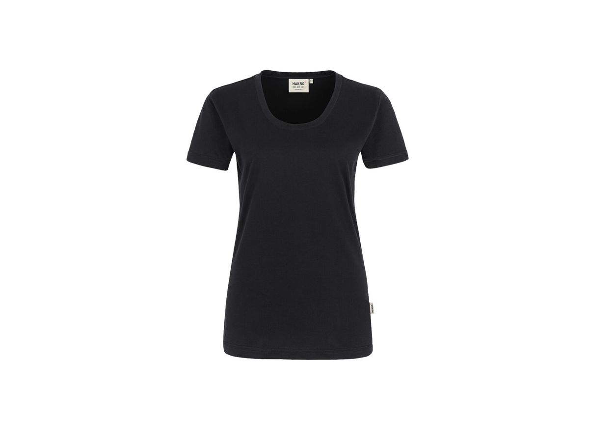 HAKRO Damen T-Shirt Modell 127 Farbe schwarz, Größe L