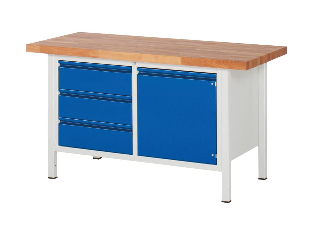 Werkbank BASIC 8468 B1250xT700xH840-1040mm