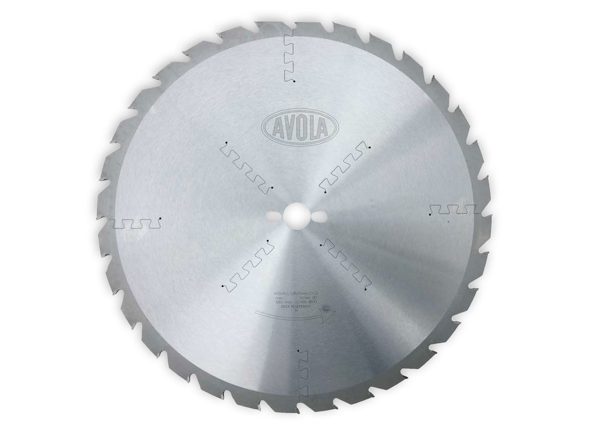AVOLA Kreissägeblatt Hartmetall 450/30 mm, 36 Zähne