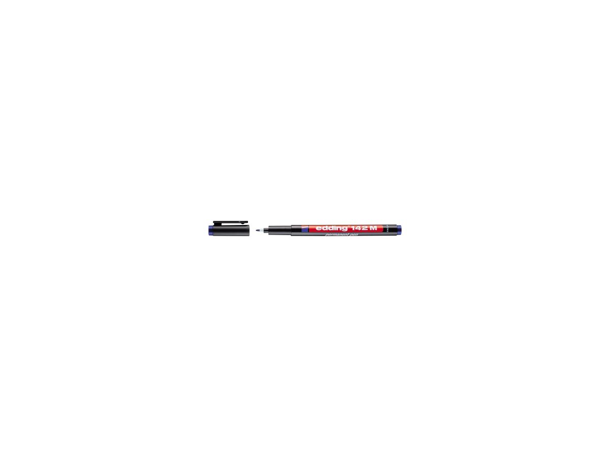 edding Folienschreiber 142 M 4-142003 1mm permanent blau