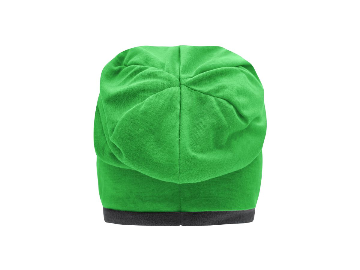 mb Fleece Beanie MB7131 fern-green/carbon, Größe one size
