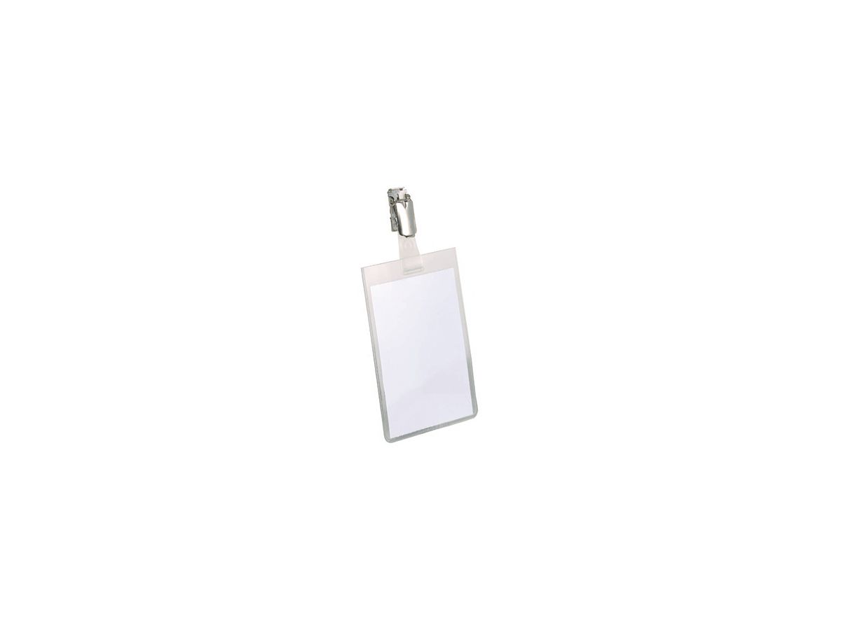 DURABLE Namensschild 800219 90x60mm transparent 25 St./Pack.