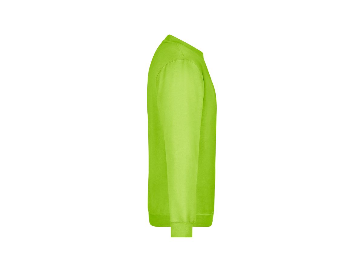 JN Round-Sweat Heavy JN040 80%BW/20%PES, lime-green, Größe 3XL