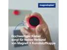 magnetoplan Magnet Ergo Medium 1664018 30mm pink 10 St./Pack.
