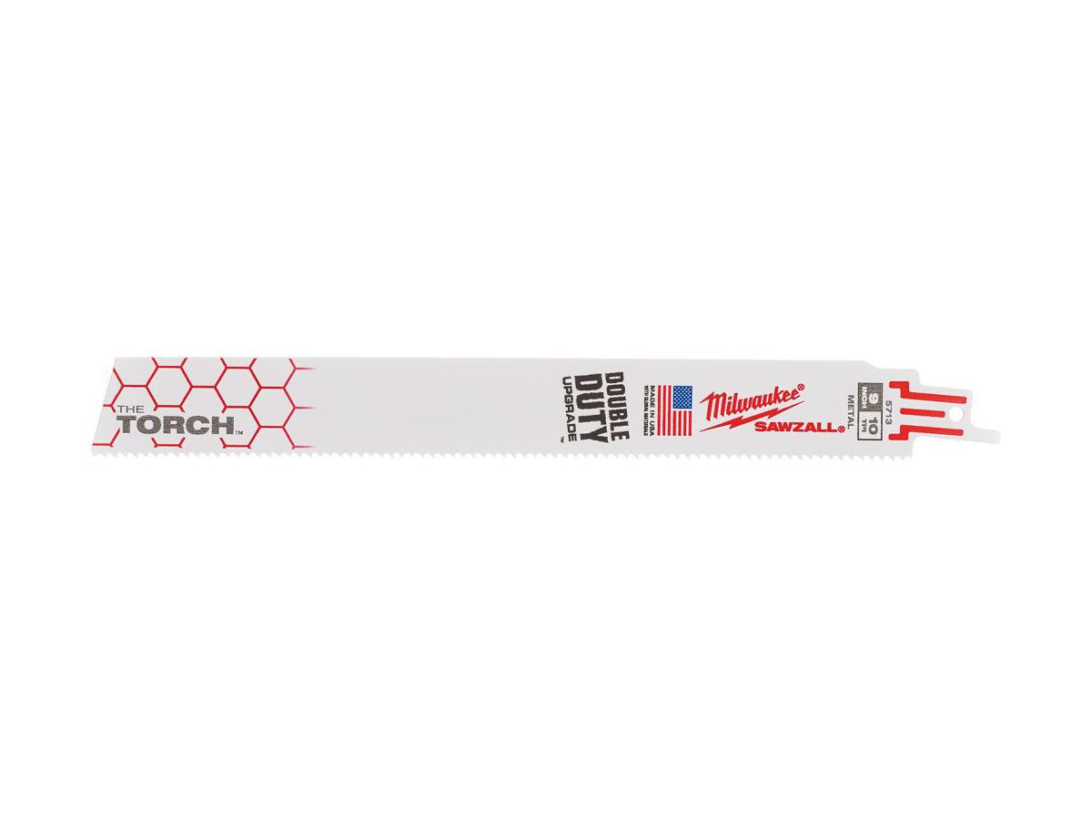 MILWAUKEE Säbelsägeblatt Metall THE TORCH 230x2,5 mm, 10 TPI