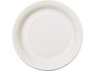 PAPSTAR Teller pure 11185 23cm rund Pappe weiß 100 St./Pack.
