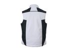 JN Craftsmen Softshell Vest JN825 100%PES, white/carbon, Größe 3XL