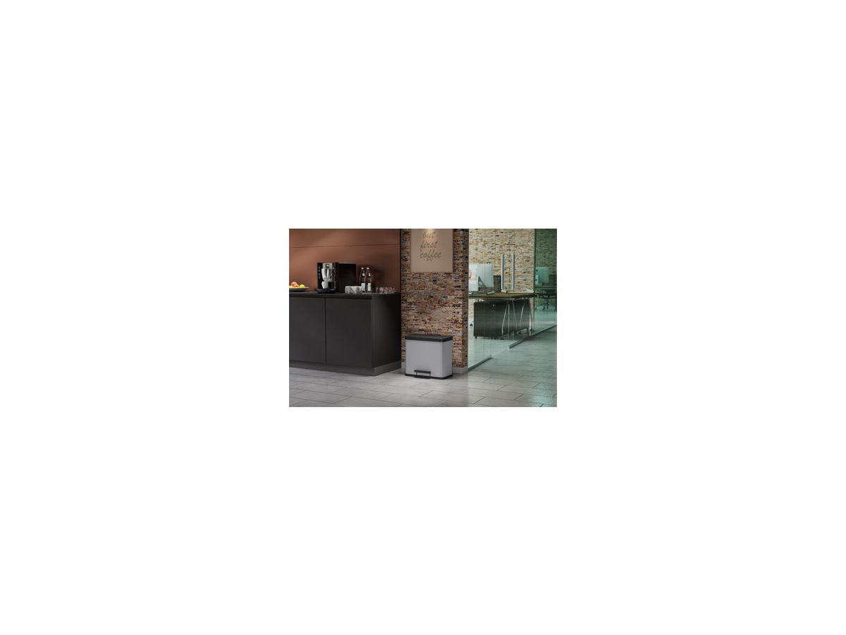Hailo Tretabfalltrenner Öko Trio Plus L 0633-200 3x9l edelstahl
