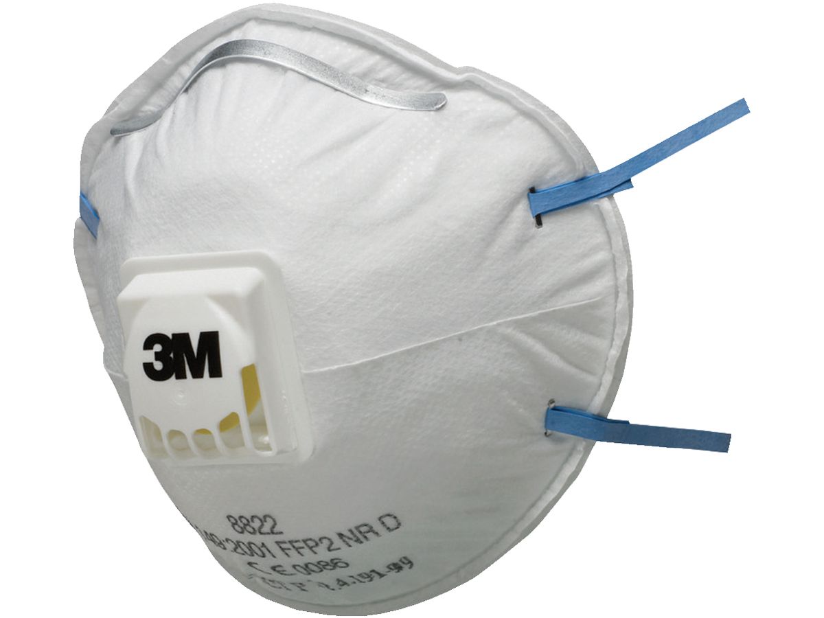 3M Einweg-Atemschutzmaske 8822 FFP2 NR D, mit Ausatemventil