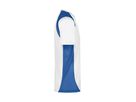 JN Mens Running-T JN306 100%PES, white/royal, Größe S