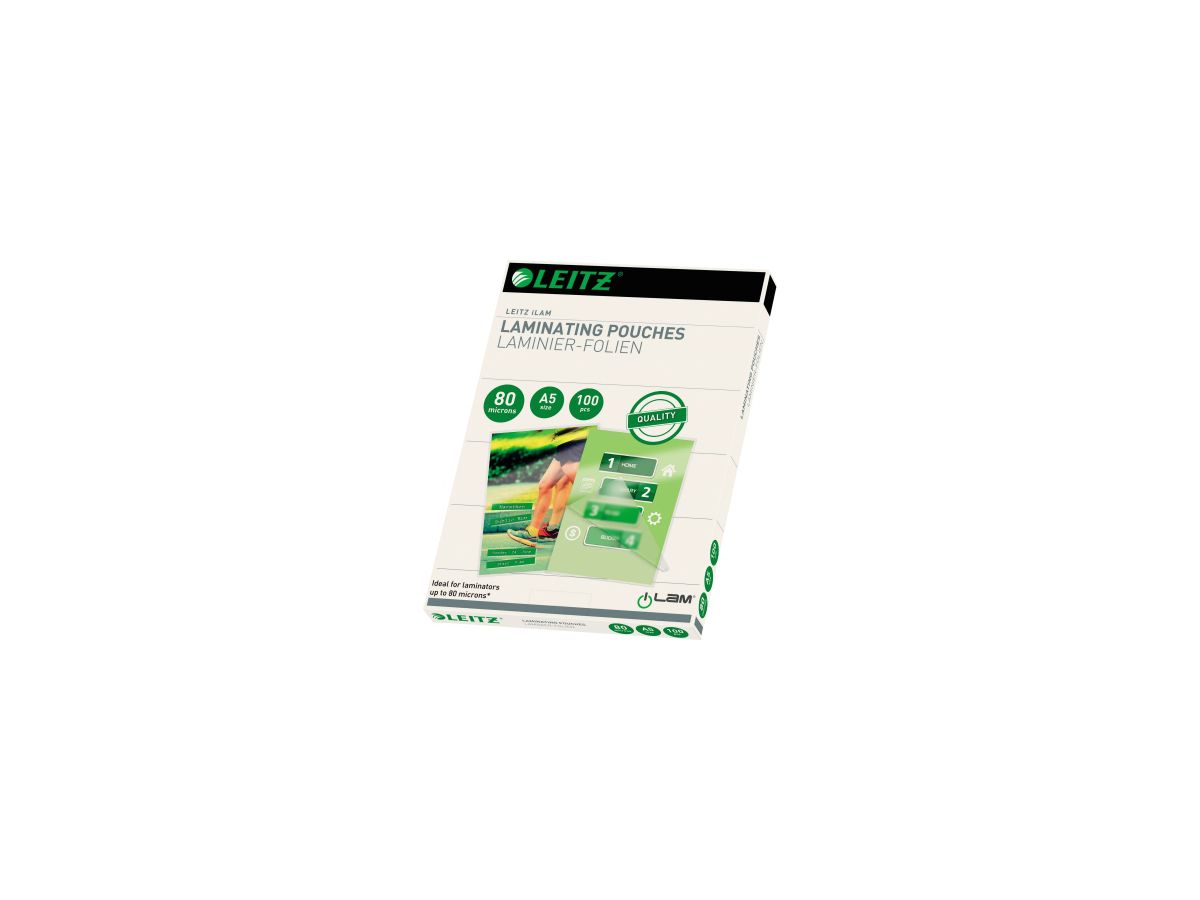 Leitz Laminierfolie 33817 DIN A5 80mic 100 St./Pack.