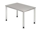 Hammerbacher Schreibtisch VHS12/5/S 120x80cm grau