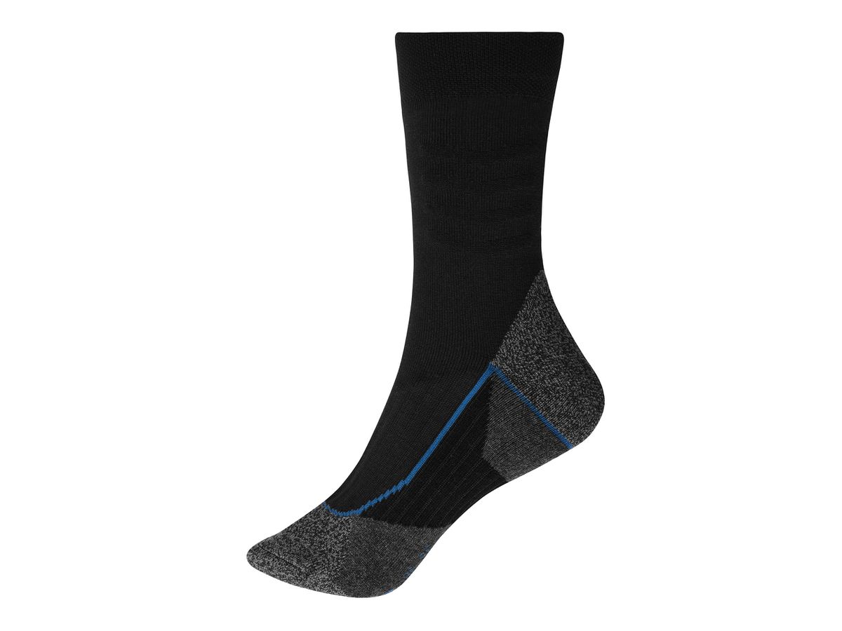 JN Worker Socks Cool JN212 black/royal, Größe 45-47