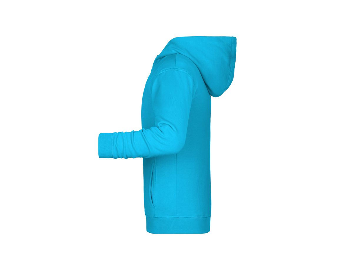 JN Children's Zip Hoody 8026K turquoise, Größe M