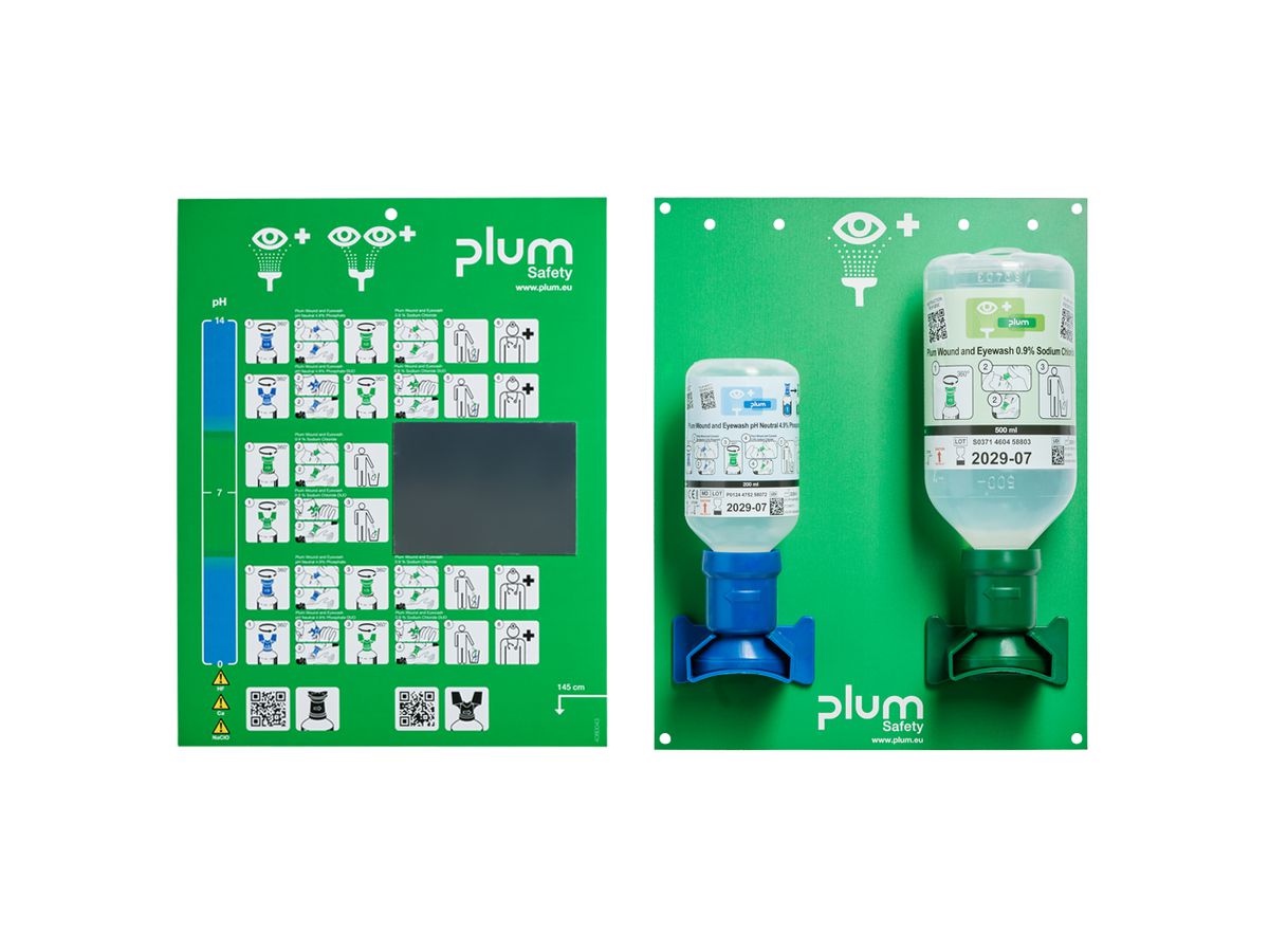 PLUM Augen-Notfallstation inkl. 2 Fl. (200ml,500ml)