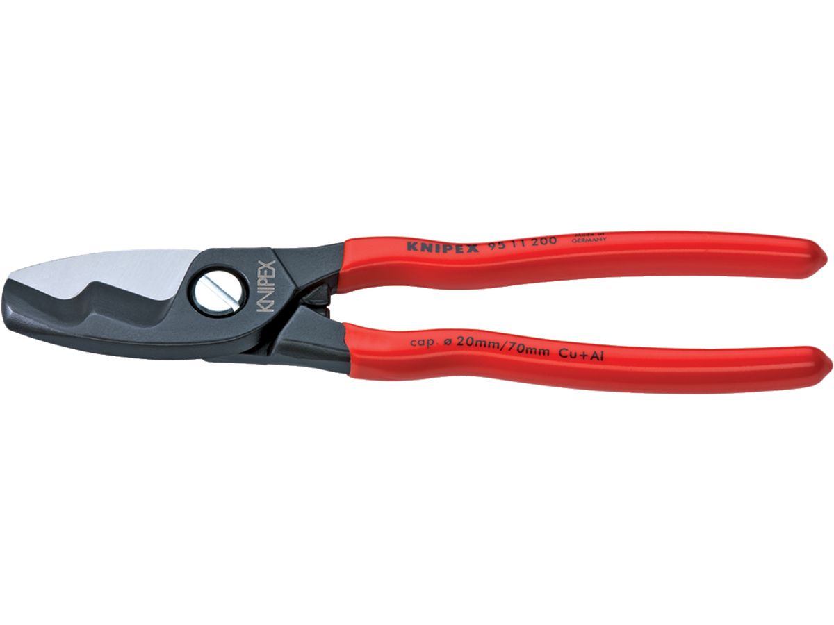 Cable shears 200mm w.pl.gr. Knipex