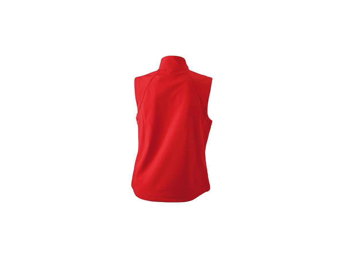 JN Ladies Softshell Vest JN1023 90%PES/10%EL, red, Größe 2XL