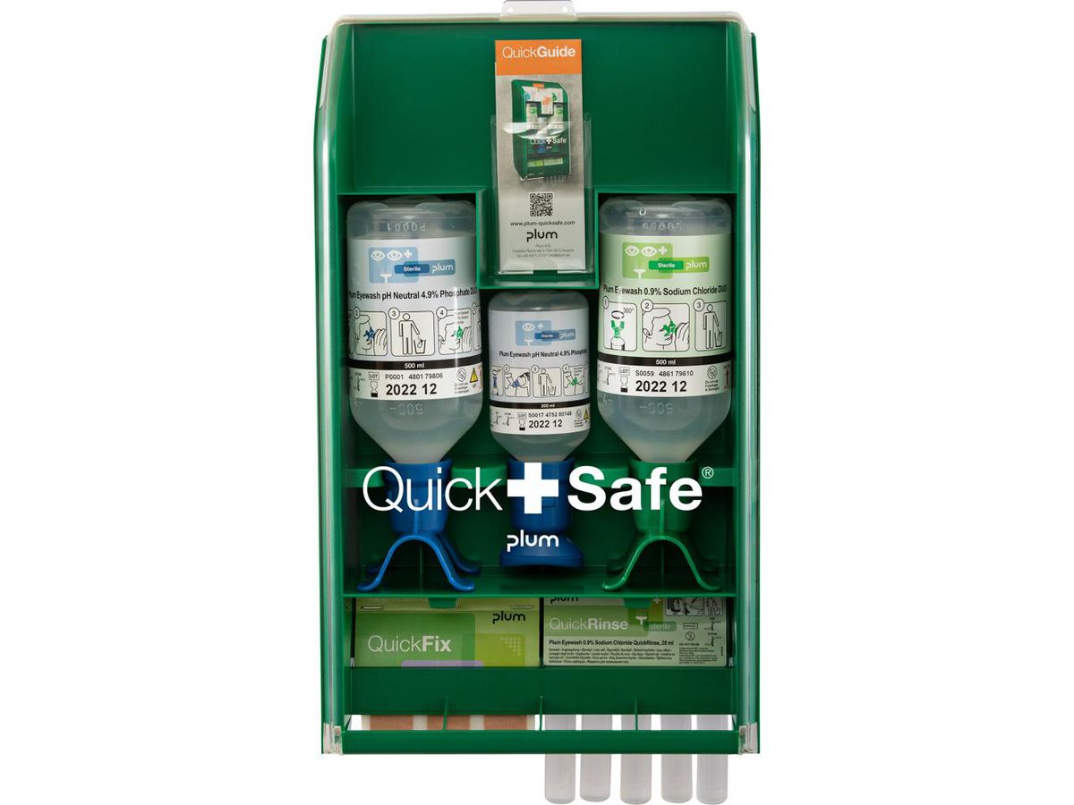 PLUM Erste-Hilfe-Station QuickSafe Box Chem. Industrie