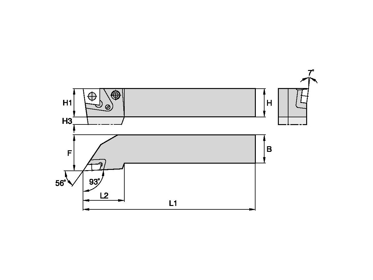 KENNAMETAL Metrisch 1.18 Toolholder