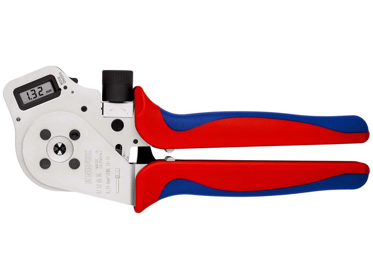 KNIPEX 97 52 65 DG Vierdornpresszange f. gedrehte Kontakte Mehrk. verchr. 250