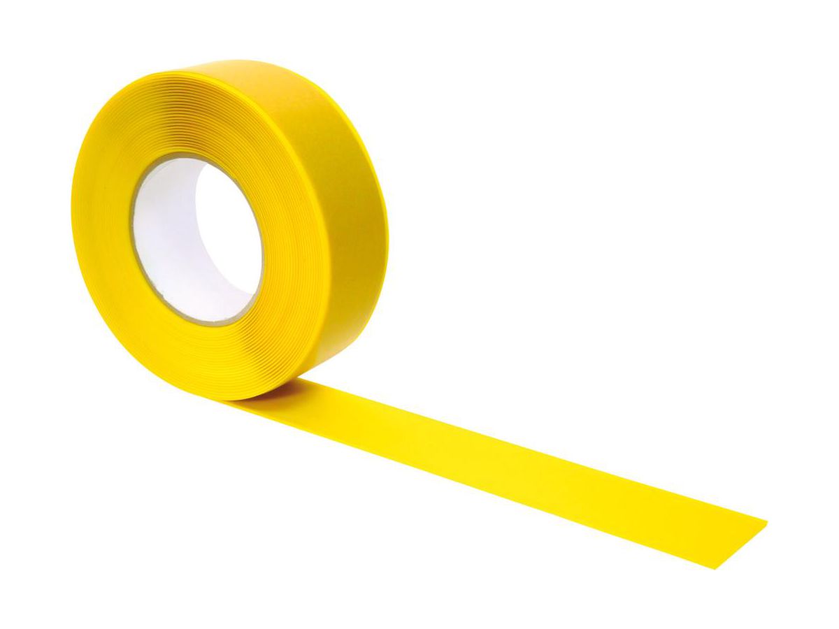 Bodenmarkierungsband VE 5 gelb, Breite 75mm