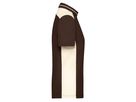 JN Ladies' Workwear Polo - COLOR - JN857 brown/stone, Größe XXL