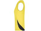 JN Ladies Running Tank JN315 100%PES, yellow/black, Größe S