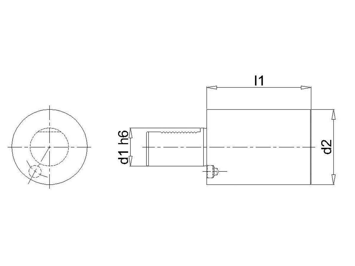 VDI Zylinder Rohling A2 50x400mm