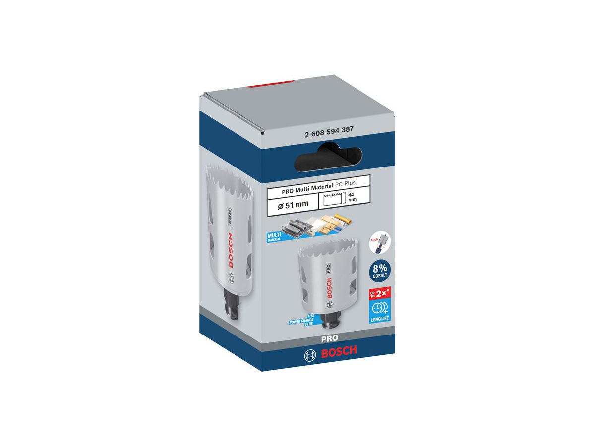 BOSCH PRO Lochsäge Multi Material 51 mm