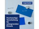 magnetoplan Magnet Ergo Medium 1664032 30mm silber 10 St./Pack.