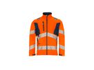 SIOEN SYNC Warnschutz Softshell-Jacke Gr. XS, hi-vis or/marine, Kl. 2 LEDSTART