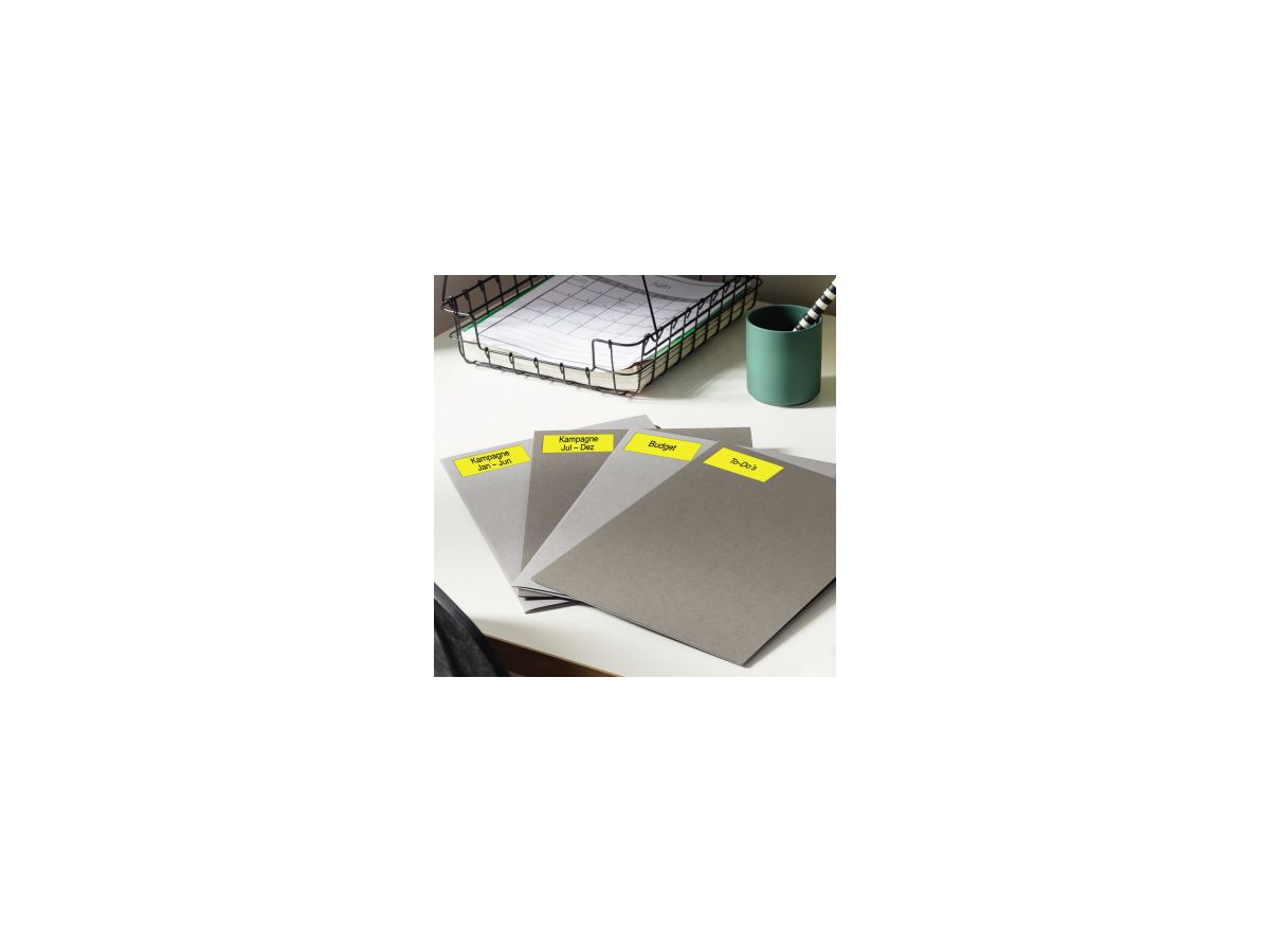 Avery Zweckform Uniseraletikett 3473 210x297mm, gelb, 100 St./Pack