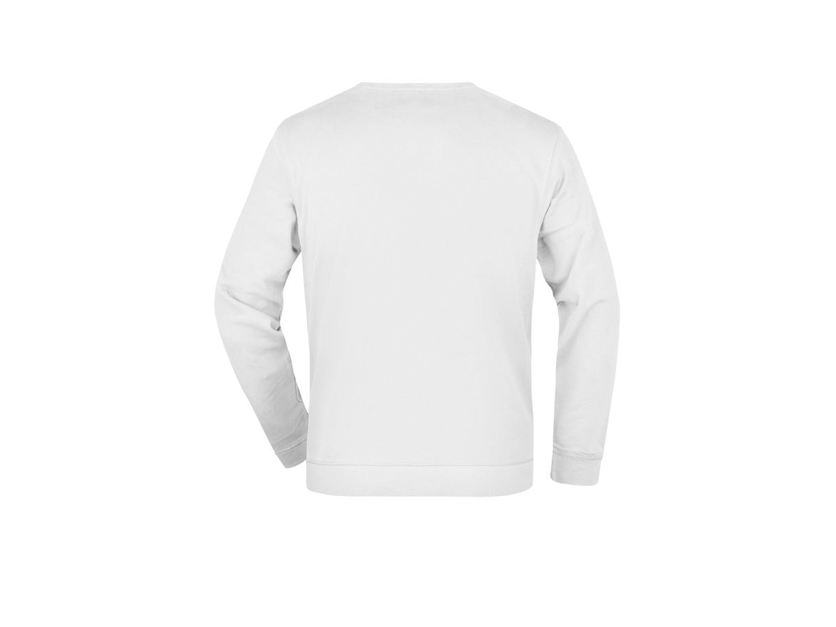 JN Basic Sweat JN057 100%BW, white, Größe L