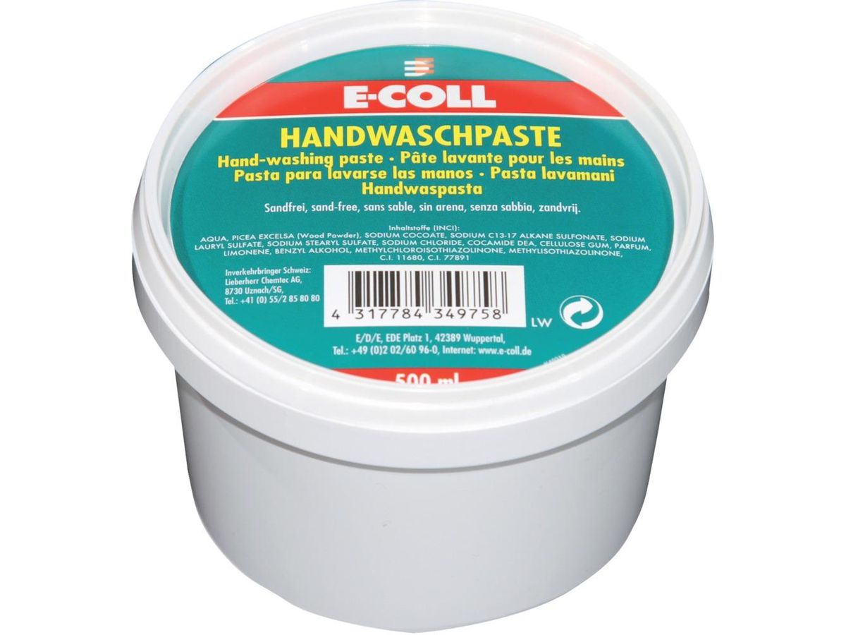 EU hand wash paste 500ml E-COLL